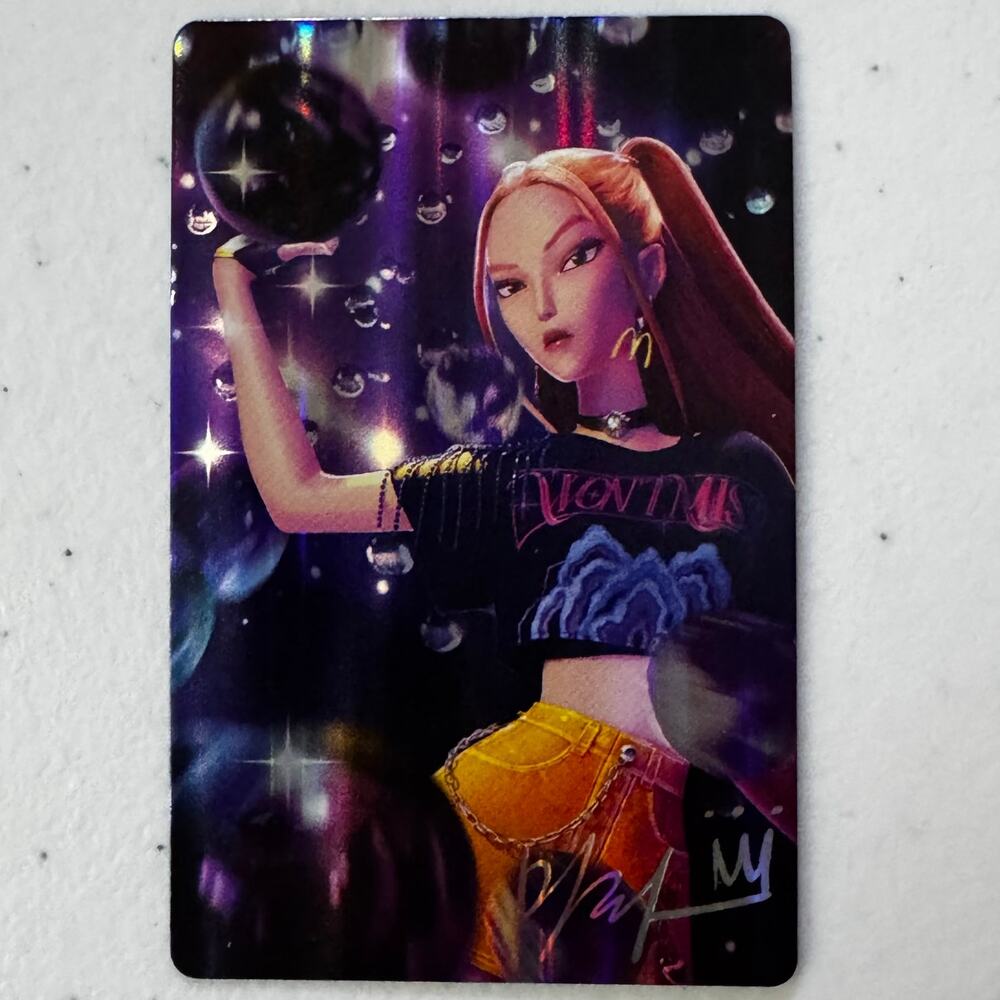 Official McDonald’s‎ anime promotional holographic Mymy HUNTR/X campaign